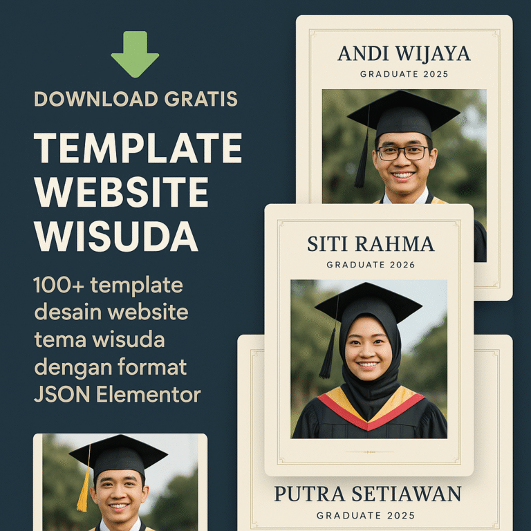 Template Website Wisuda