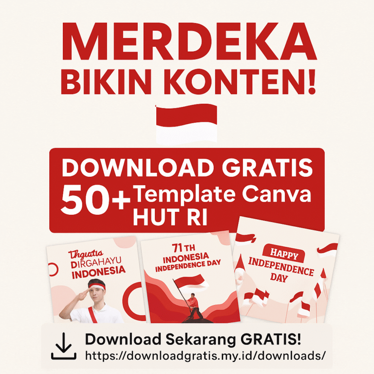 Template Canva Kemerdekaan Indonesia