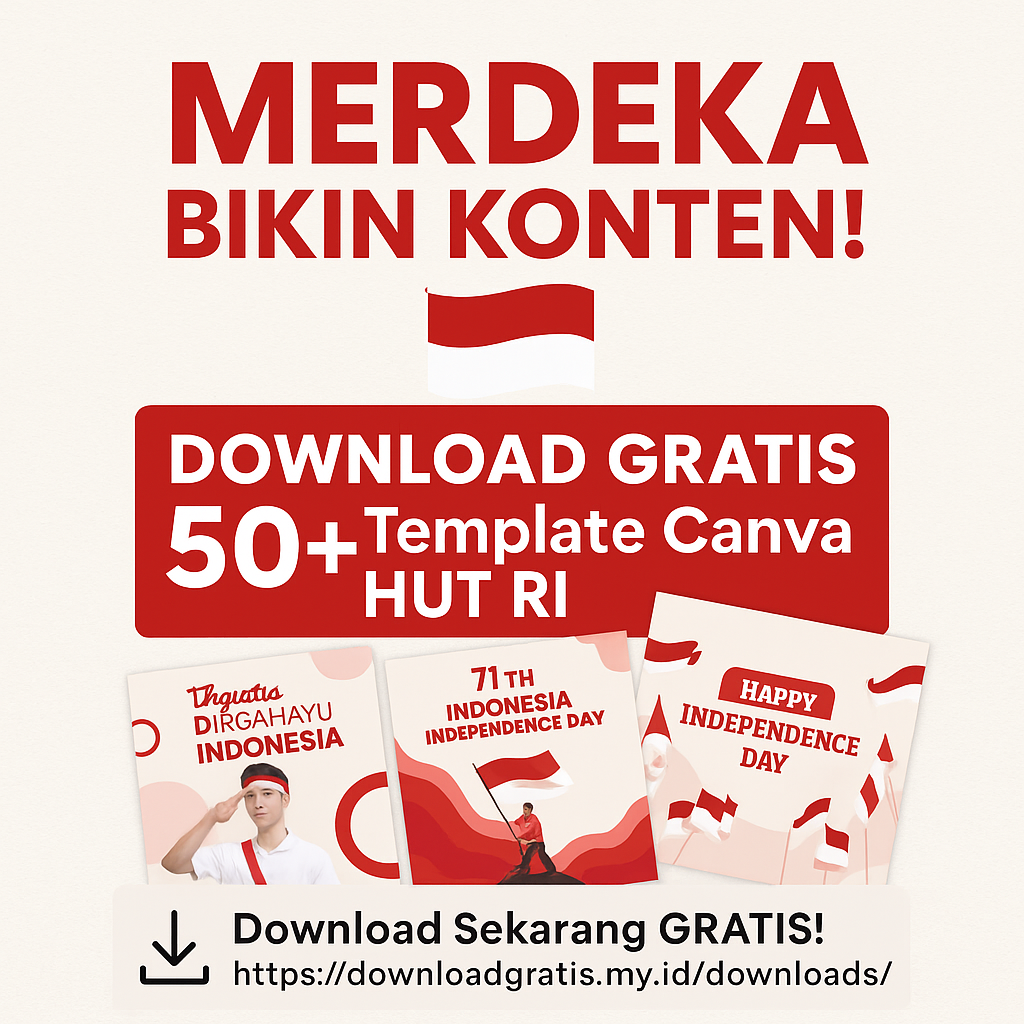 Template Canva Kemerdekaan Indonesia