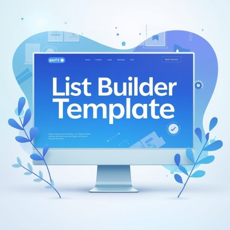 List Builder Template Pack