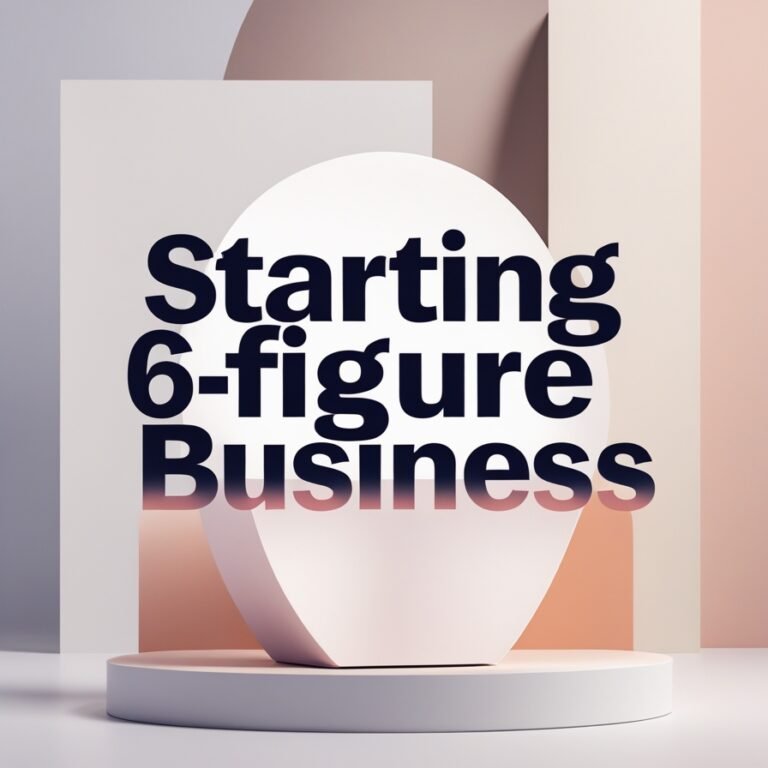 Starting 6-Figure Business