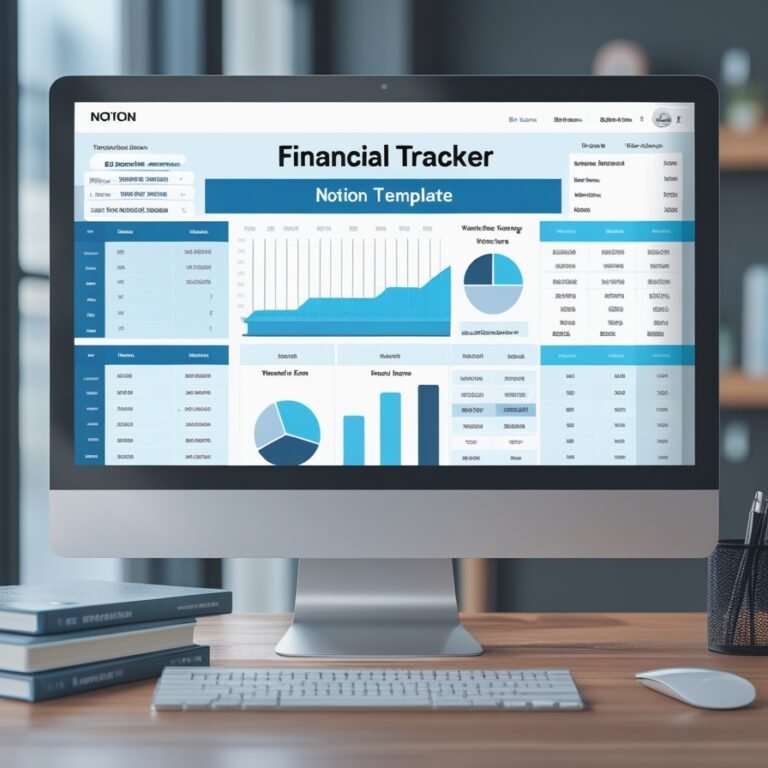 Financial Tracker Notion template