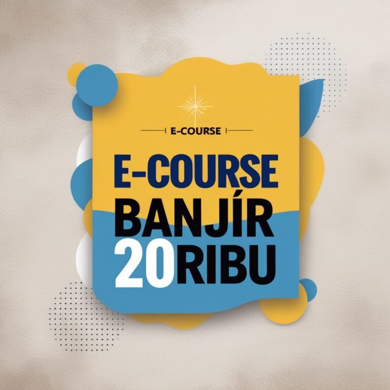 Ecourse Banjir 20rb