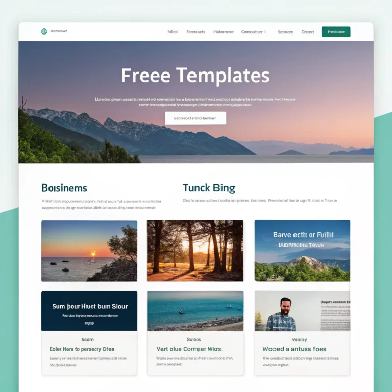 Download Template website gratis