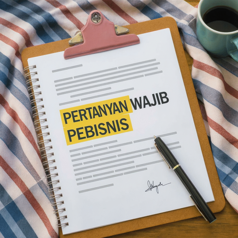 Pertanyaan Wajib Pebisnis