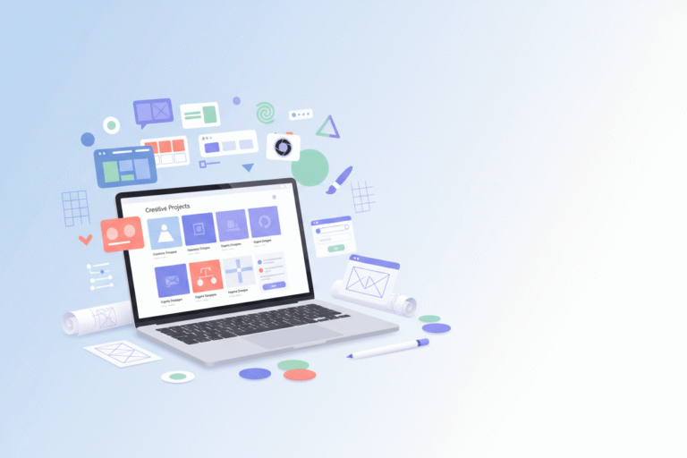 Panduan Menggunakan Template Desain Gratis untuk Portofolio Online